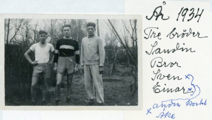 Tre bröder 1934