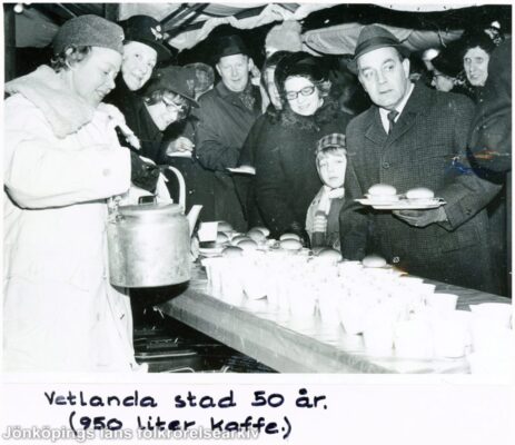 Stor kaffeservering