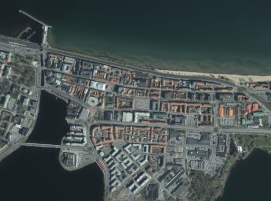 Karta över Östra Centrum i Jönköping