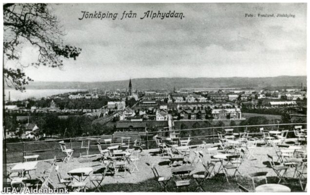 Jönköping från Alphyddan.