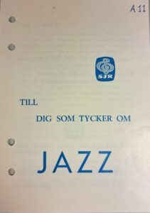 Framsida till programblad.