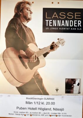Affisch: Lasse Tennander.