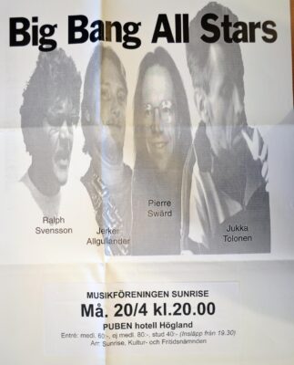 Affisch: Big Bang All Stars.