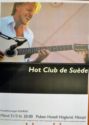 Affisch: Hot Club de Suède.