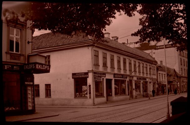 Jönköpings fotografiska magasin längs Östra storgatan. 