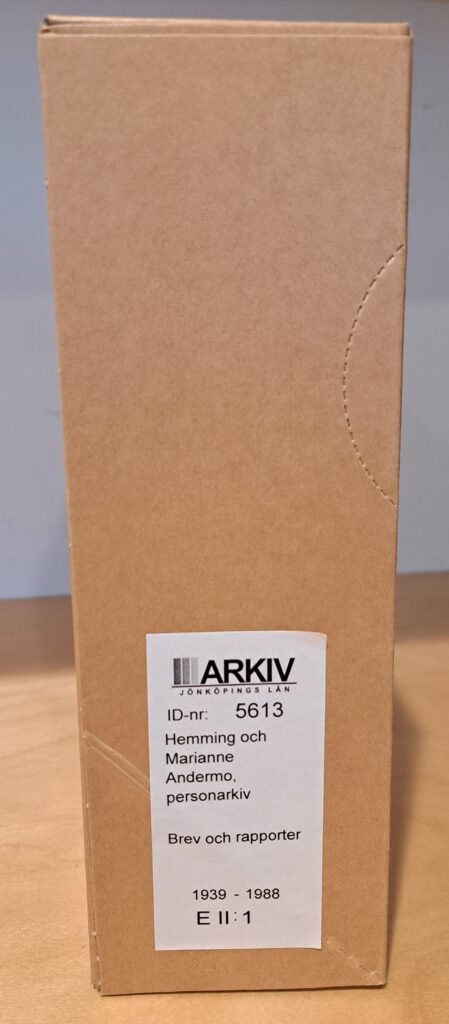 Arkivkartong.